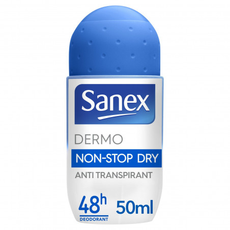 Déodorant Anti-transpirant Sanex Dermo Non-stop Dry 48h bille - 50ml
