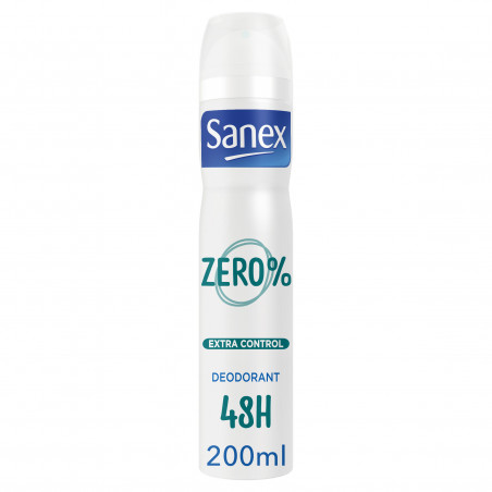 Déodorant sans sels d'aluminium Sanex Zéro 0% 48h spray - 200ml