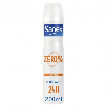 Déodorant sans sels d'aluminium Sanex Zéro 0% Peaux sensibles spray - 200ml