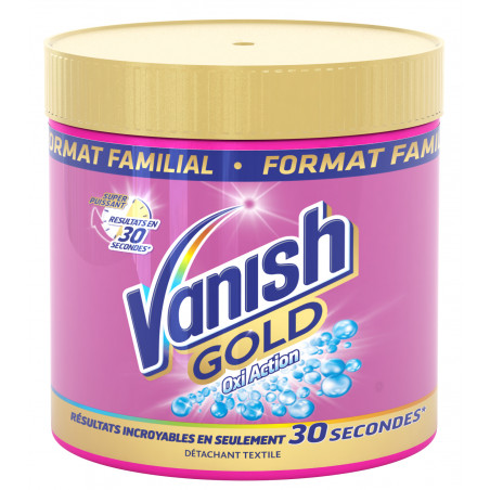 Pack de 6 Vanish Oxi Action poudre Gold 840gr FORMAT FAMILIAL Pack de 6 Vanish Oxi Action poudre Gold 840gr FORMAT FAMILIAL
