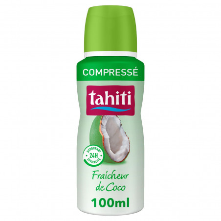 Déodorant 0% alcool et 0% sels d'aluminium - Tahiti Eau de coco spray compressé - 100ml