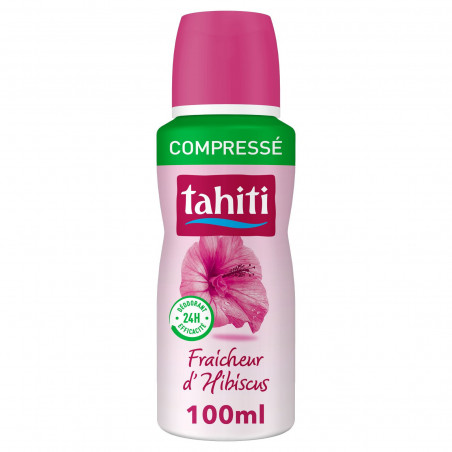 Déodorant sans sels d'aluminium Tahiti Eau d'Hibiscus spray compressé - 100ml