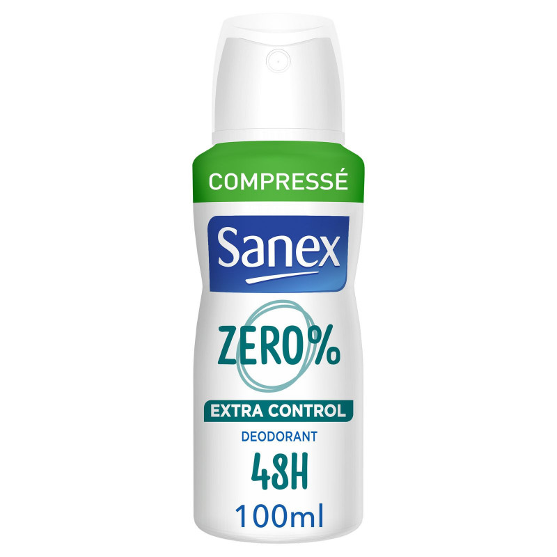 Pack de 6 - Déodorant sans sels d'aluminium Sanex Zéro 0% 48h spray compressé - 100ml