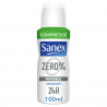 Pack de 6 - Déodorant sans sels d'aluminium Sanex Zéro 0% Men anti traces blanches spray compressé - 100ml