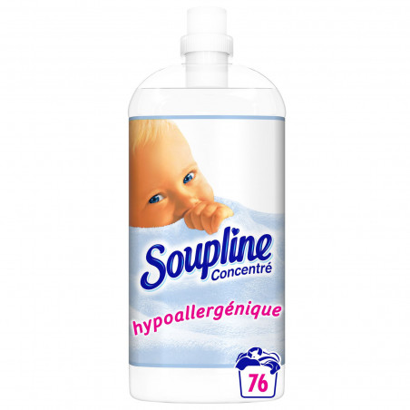 Pack de 6 - Adoucissant concentré Soupline Hypoallergénique 76 lavages - 1
